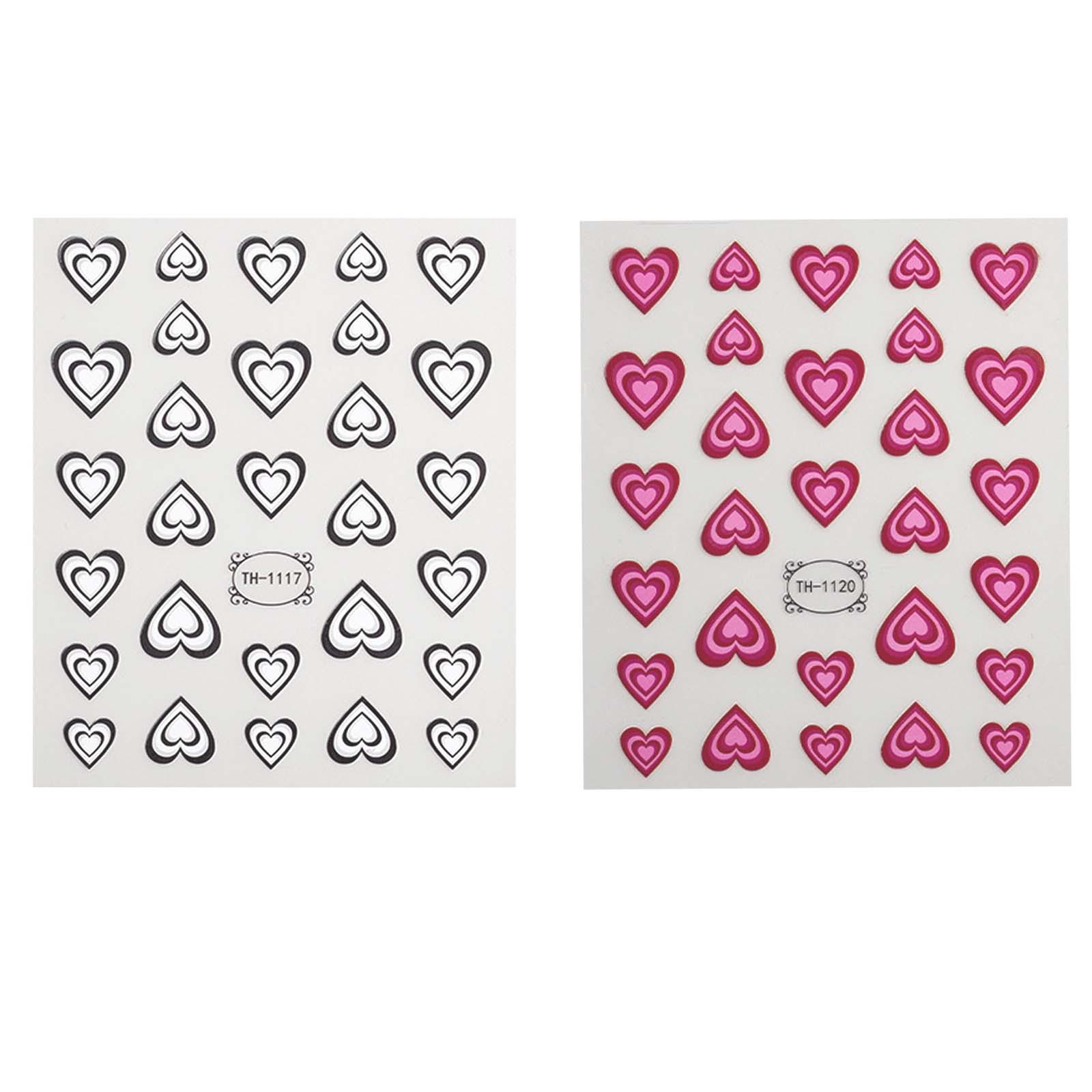 Valentines Day 3D Heart Nail A - Nail Art Valentines Day recension och pris
