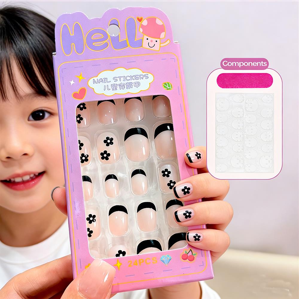 24Pcs/Box Cartoon Kids Press O - Nail Art Press On recension och pris