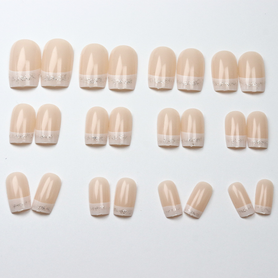 24pcs/set Medium Square Fake N - Nail Art Press On recension och pris