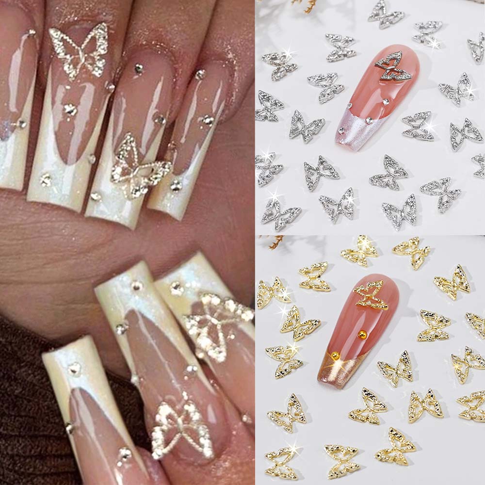 20pcs 3D Exquisite Hollow Butt - Nail Art Valentines Day recension och pris