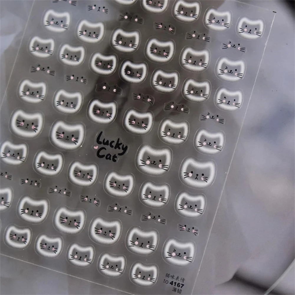 White Halo Dyeing Cat Face Cup - Nail Art Orange recension och pris