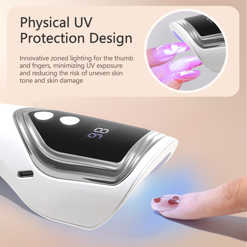 Portable Handheld UV LED Nail  - Nail Art Ombre recension och pris