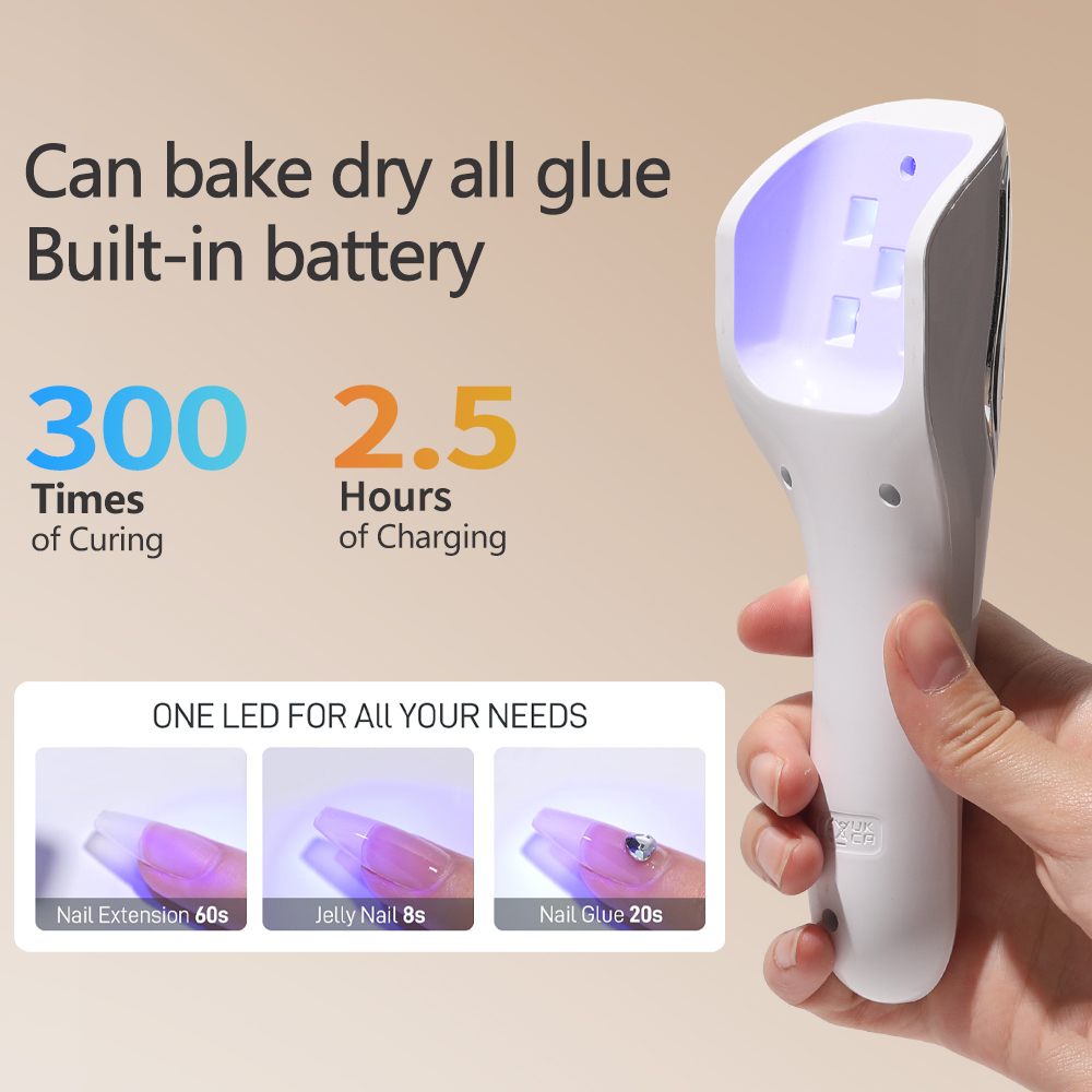 Portable Handheld UV LED Nail  - Nail Art Ombre recension och pris