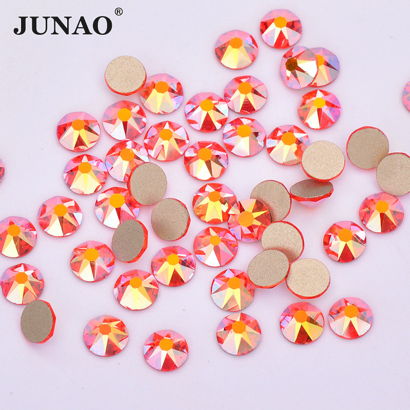 JUNAO SS20 Orange Red AB Facet - Nail Art Orange recension och pris