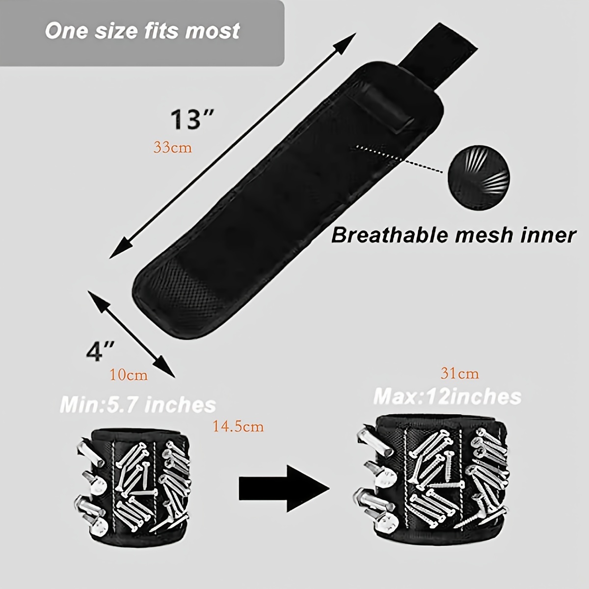 Strong Magnetic Wristband Port - Nail Drill Machine recension och pris